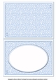 A5 Vintage Baby Boy Blank Insert