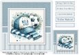 8x8 No.1 Dad Football Hat & Scarf Quick Card 1