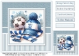 8x8 No.1 Dad Football Hat & Scarf 5 Quick Card 