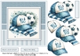 7x7 No.1 Dad Football Hat & Scarf 1