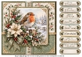 Ornate Christmas Robins - Quick Card