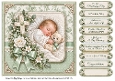 Elegant Green Christening - Quick Card
