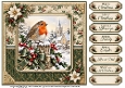 Art Deco Robin - Quick Card