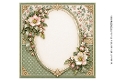 8x8 Vintage Botanical Birds Blank Insert 1