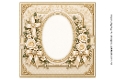 8x8 Cream & Gold Christening Blank Insert