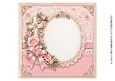8x8 Pink Pastel Christening Blank Insert