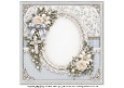 8x8 White Christening Blank Insert