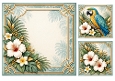 8x8 Macaw- Blank Insert