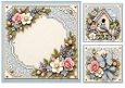 8x8 Blue Tit - Blank Insert
