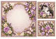 8x8 Lavender Cat - Blank Insert