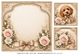 8x8 Apricot Cockapoo Blank Insert