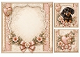 8x8 Daschund Blank Insert