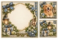 8x8 Golden Paws Blank Insert