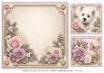 8x8 Lilac Westie Blank Insert