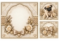 8x8 Pug Blank Insert