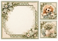 8x8 Sage Snuggle Pup Blank Insert