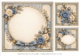 8x8 Vintage Staffy Blank Insert