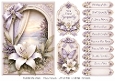 A5 Lavender Tranquil Quick Card Front with Sentiments