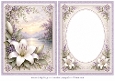 A5 Lavender Tranquil Blank Insert