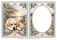 A5 Golden Retriever Blank Insert