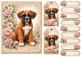 A5 Floral Boxer Quick Card Front with Sentiments 