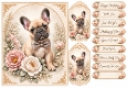 A5 French Bulldog Quick Card Front with Sentiments