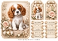 A5 Vintage Cavalier Quick Card Front with Sentiments 