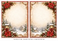 A5 Christmas Cottage- Blank Insert