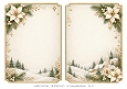 A5 Elegant Silent Winter - Blank Insert