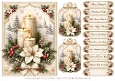 A5 Festive Candle Glow 2 - Quick Card Front with Sentiments