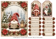 A5 Festive Gnome - Quick Card Front with Sentiments 