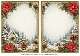 A5 Snowy Cottage - Blank Insert