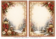 A5 Victorian Christmas - Blank Insert 