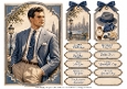 A5 Classic Gentleman 2 - Quick Card Front with Sentiments and Gift Tags