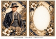 A5 Vintage Gentleman - Blank Insert