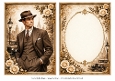 A5 Vintage Gentleman - Blank Insert