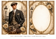 A5 Vintage Gentleman - Blank Insert