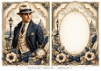 A5 Vintage Gentleman - Blank Insert
