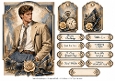 A5 Vintage Gentleman - Quick Card Front with Sentiments and Gift Tags