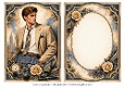 A5 Vintage Gentleman - Blank Insert 