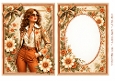 A5 Retro Elegance Ladies - Blank Insert