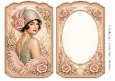 A5 Vintage Art Deco Flapper Ladies - Blank Insert