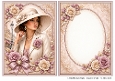 A5 Elegant Vintage City Chic Ladies - Blank Insert