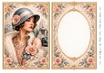 A5 Elegant Vintage Ladies - Blank Insert
