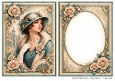 A5 Art Deco Vintage Ladies - Blank Insert
