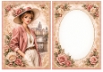 A5 Elegant City Rose Ladies - Blank Insert