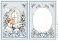 A5 Christening Baby Boy - Blank Insert 