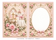 A5 Christening Baby Girl - Blank Insert
