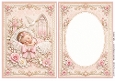 A5 Christening Baby Girl - Blank Insert 