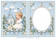 A5 Christening Baby Boy - Blank Insert